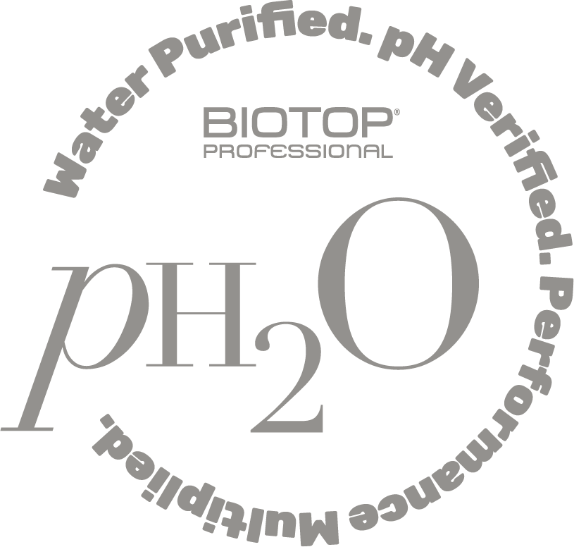 pH2O - BIOTOP Professional - Water Purified. pH Verified. Performance multiplied.